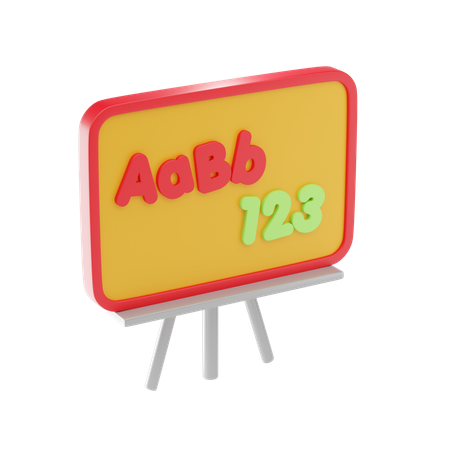 Blackboard  3D Icon