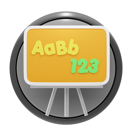 Blackboard  3D Icon