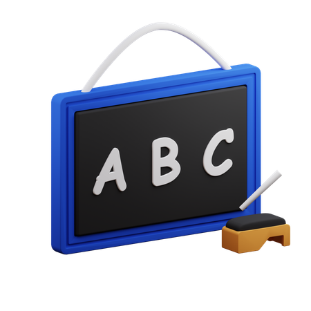 Blackboard  3D Icon