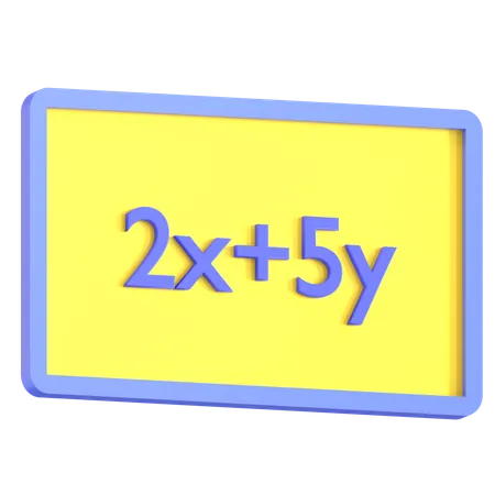 Blackboard  3D Icon