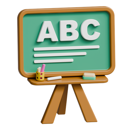 Blackboard  3D Icon