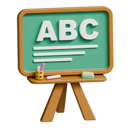 Blackboard  3D Icon