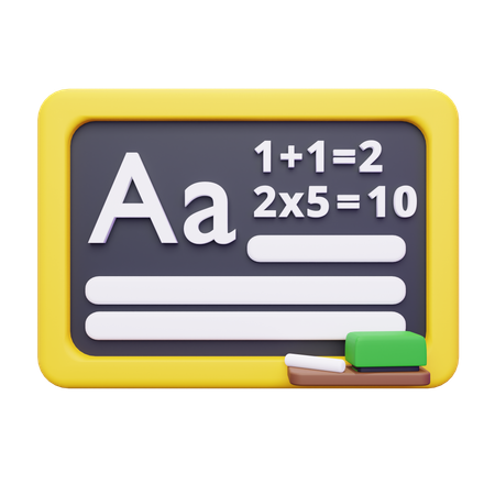 Blackboard  3D Icon