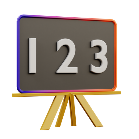 Blackboard  3D Icon