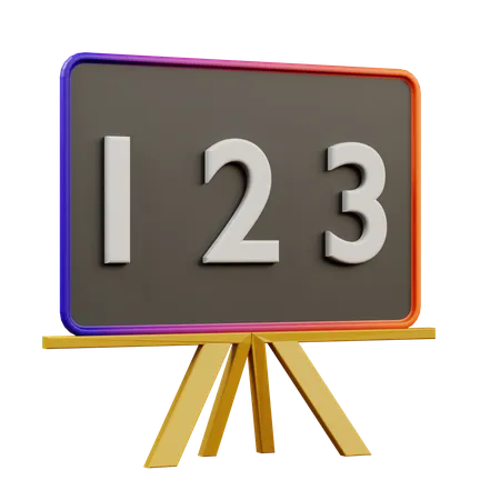 Blackboard  3D Icon