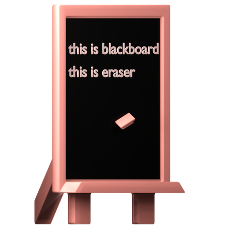 Blackboard  3D Icon