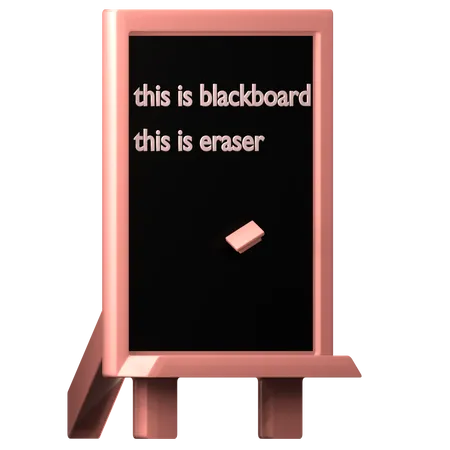 Blackboard  3D Icon