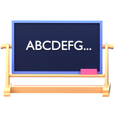 Blackboard  3D Icon