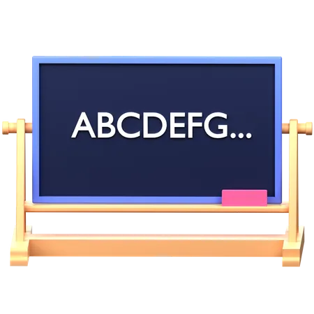 Blackboard  3D Icon