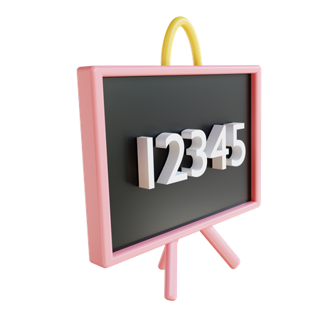 Blackboard  3D Icon