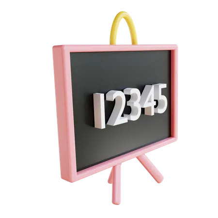 Blackboard  3D Icon