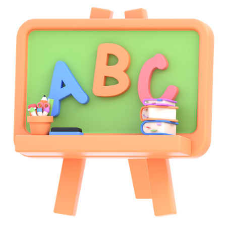 Blackboard  3D Icon