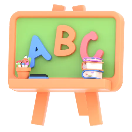 Blackboard  3D Icon