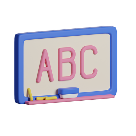 Blackboard  3D Icon