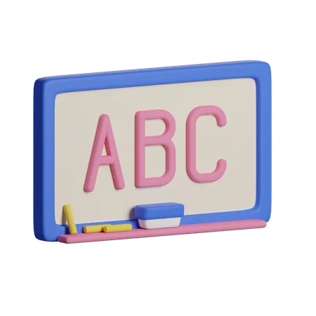 Blackboard  3D Icon