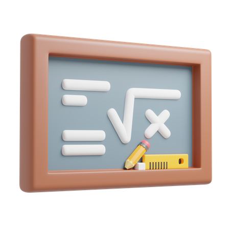 Blackboard  3D Icon