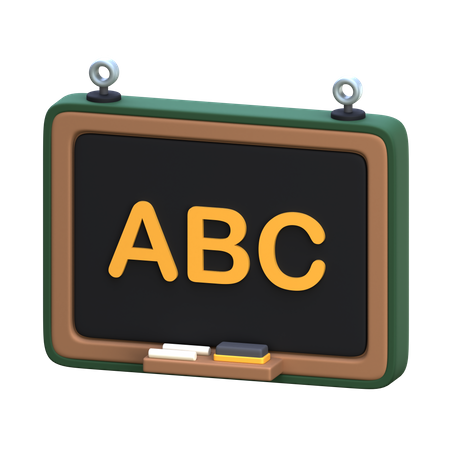 Blackboard  3D Icon