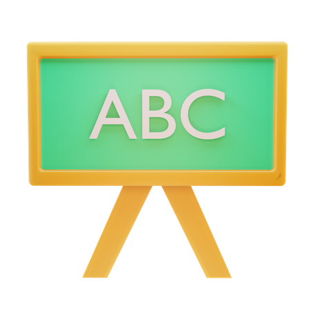 Blackboard  3D Icon