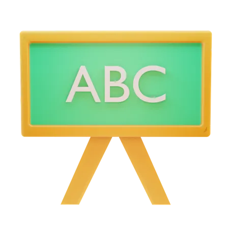 Blackboard  3D Icon