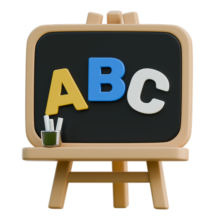 Blackboard  3D Icon