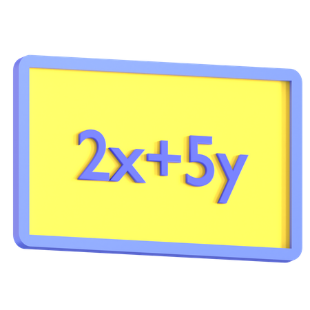 Blackboard  3D Icon