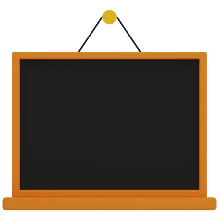 Blackboard  3D Illustration