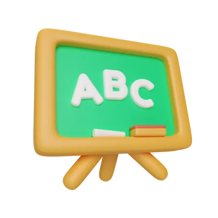 Blackboard  3D Illustration