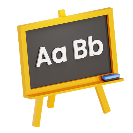 Blackboard  3D Illustration