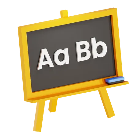 Blackboard  3D Illustration