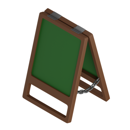 Blackboard  3D Illustration