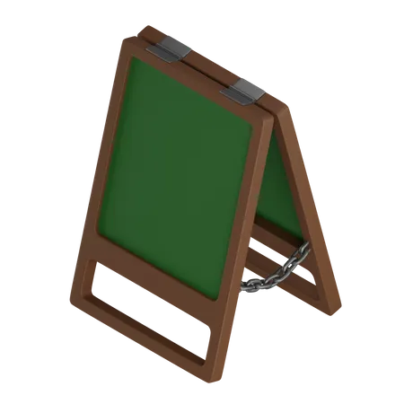 Blackboard  3D Illustration