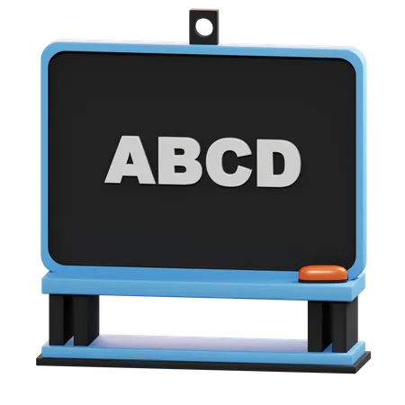 Blackboard  3D Illustration