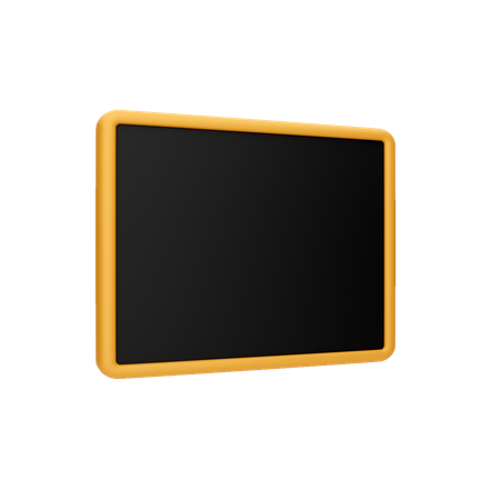 Blackboard  3D Illustration