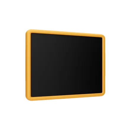 Blackboard  3D Illustration