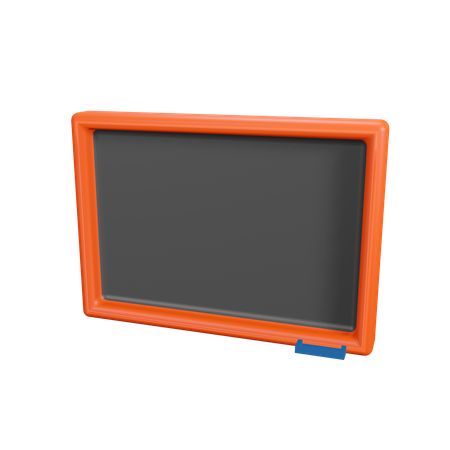 Blackboard  3D Illustration