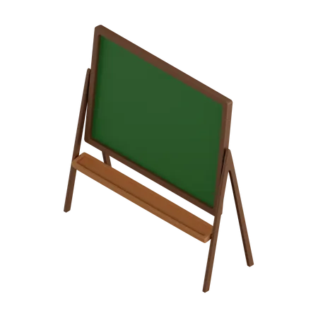 Blackboard 3D Illustration