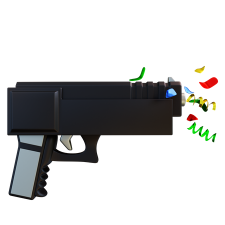 Blague sur les armes à feu  3D Icon