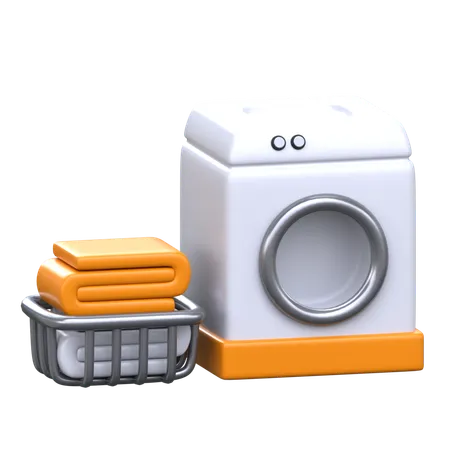 Lessive  3D Icon