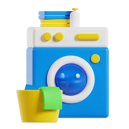 Lessive  3D Icon