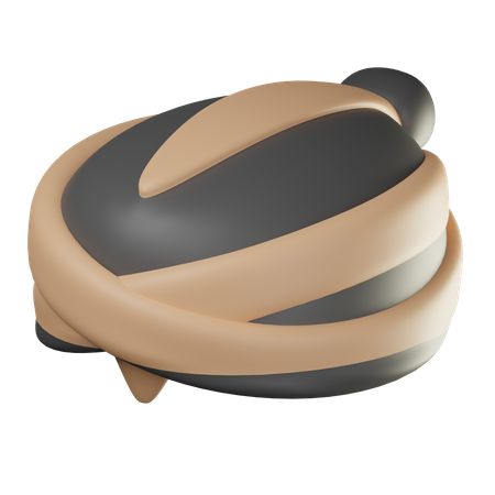 Blangkon Hat  3D Icon