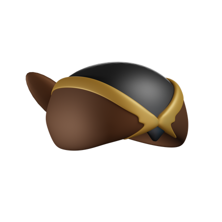 Blangkon Hat  3D Illustration