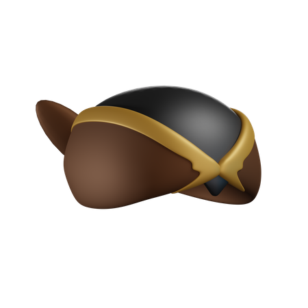 Blangkon Hat 3D Illustration