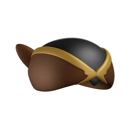 Blangkon Hat  3D Illustration