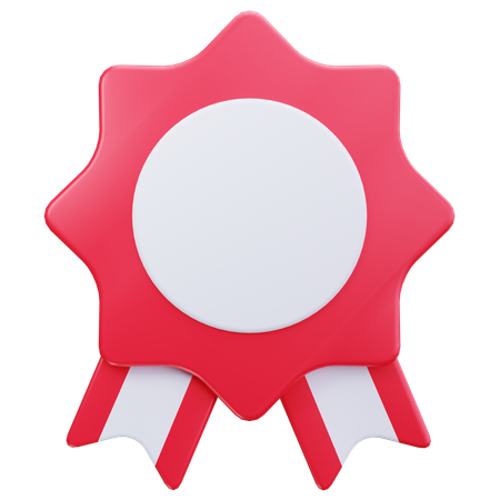 Blank Badge  3D Icon