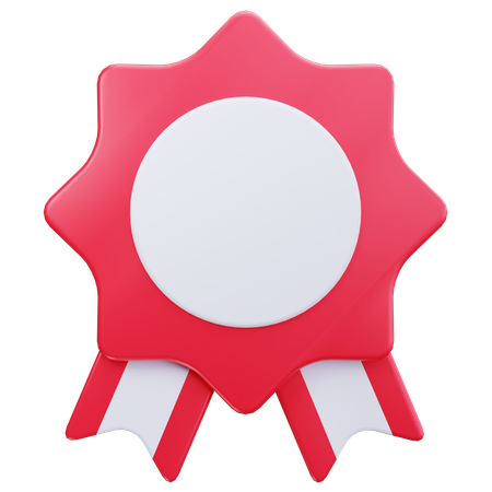 Blank Badge  3D Icon