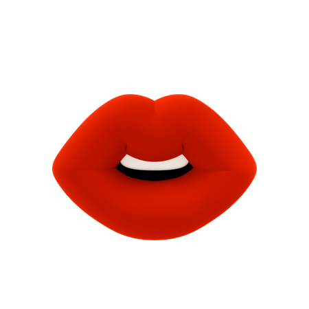 Blank Lips  3D Icon