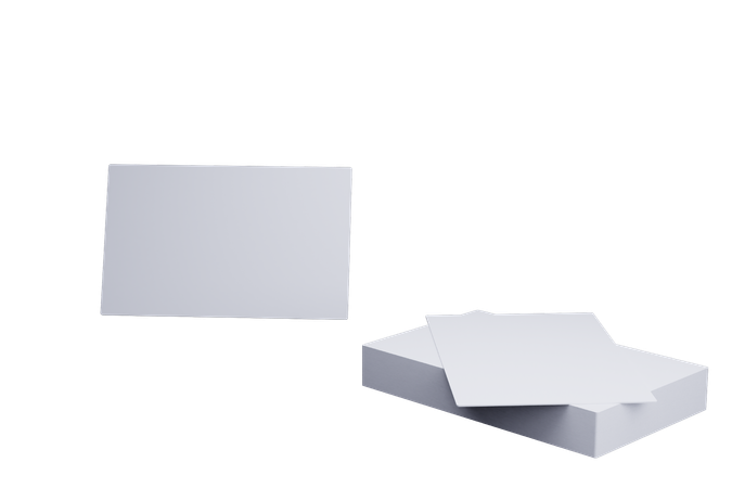 Blank Paper  3D Icon