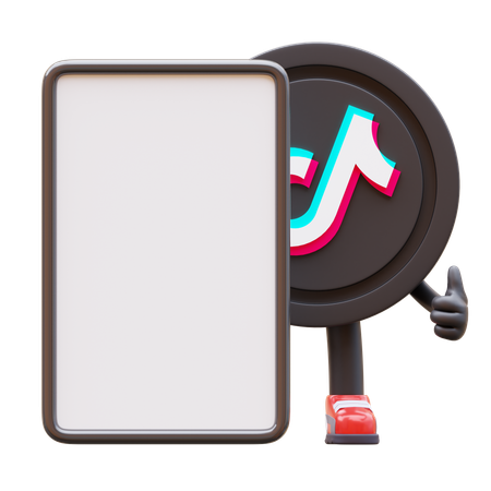 Blank Paper Board  3D Icon