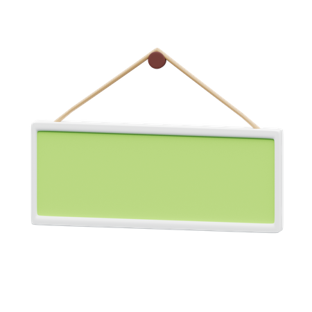 Blank plank board  3D Illustration