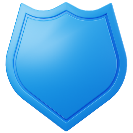 Blank Shield  3D Icon